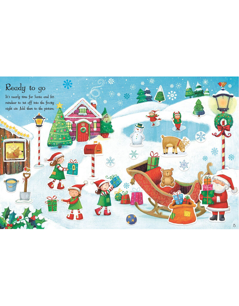 Usborne First Sticker Book: Santa