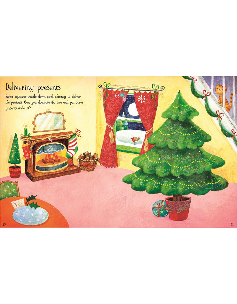 Usborne First Sticker Book: Santa