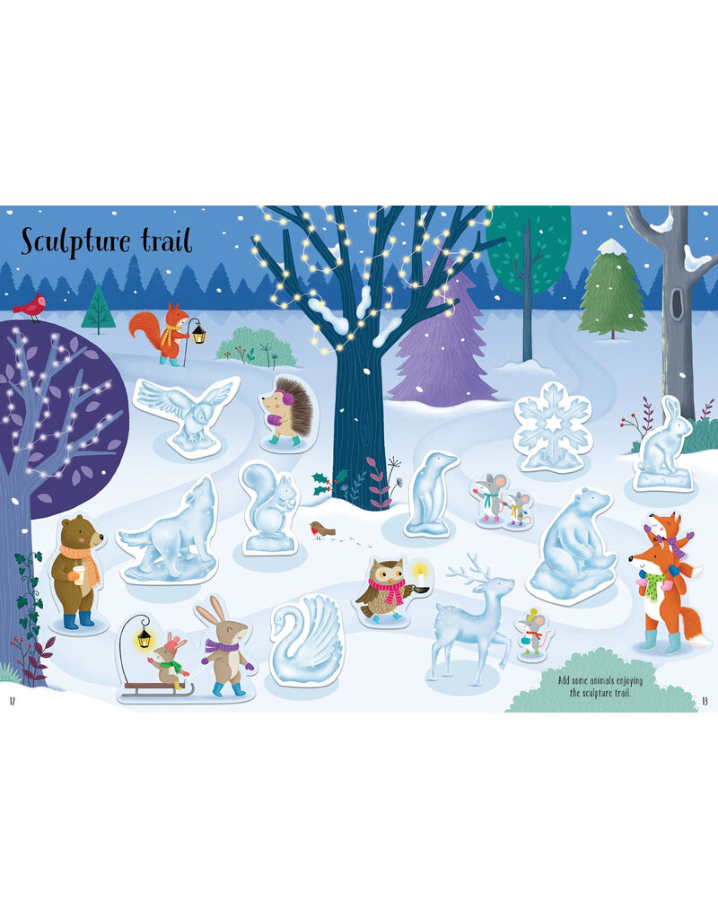 Usborne Sparkly Winter Sticker Book