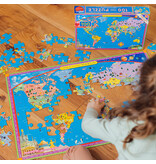 Eeboo World Map 100pc Puzzle 5y+