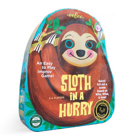 Eeboo Sloth in a Hurry Shaped Spinner Game 5y+