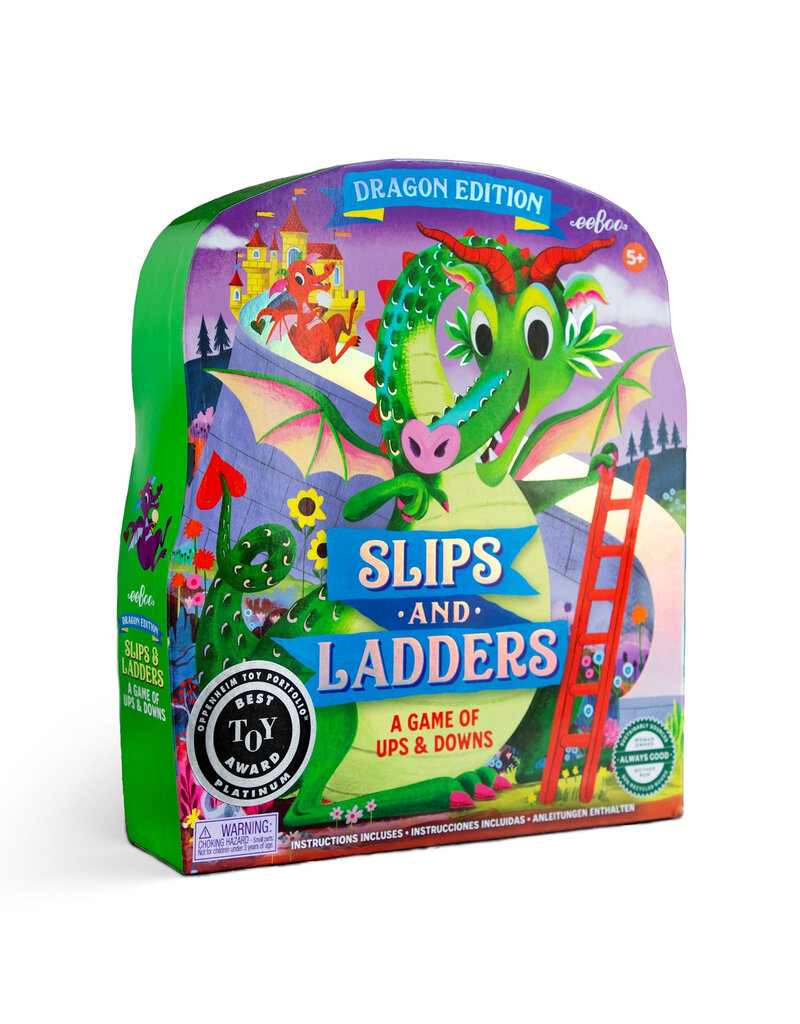 Eeboo Slips & Ladders Dragon Edition, Shaped Game
