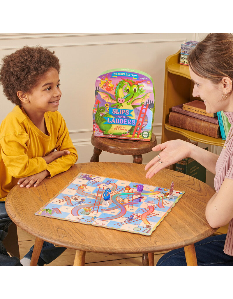 Eeboo Slips & Ladders Dragon Edition, Shaped Game