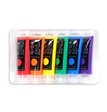 Bright Stripes Junior 6 Washable Fingerpaints