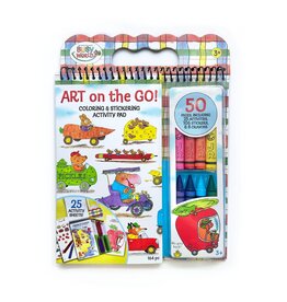 Bright Stripes Busy Town Art on the Go! 3y+