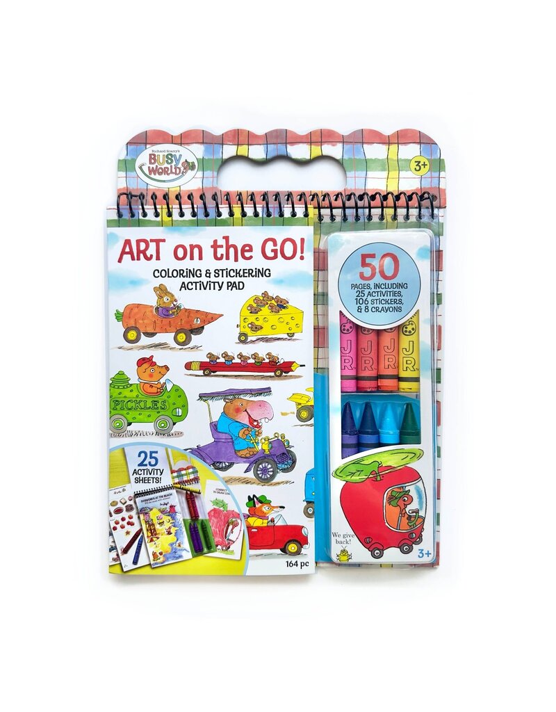 Bright Stripes Busy Town Art on the Go!