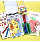 Bright Stripes Busy Town Art on the Go!