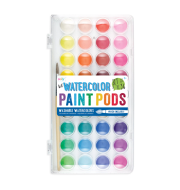 Ooly Lil' Watercolor Paint Pods & Brush