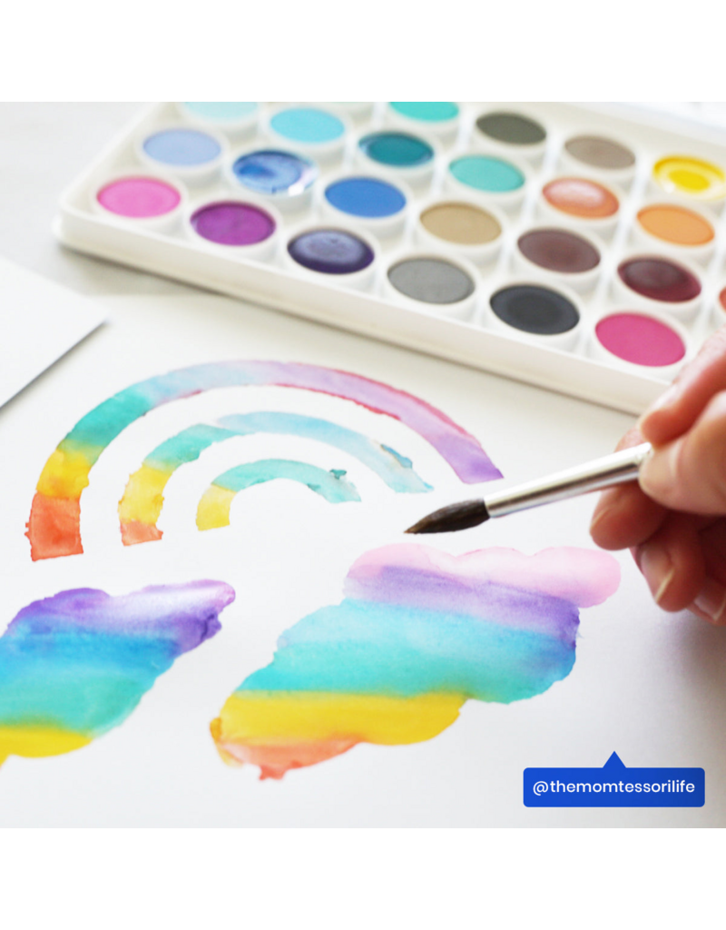 Ooly Lil' Watercolor Paint Pods & Brush