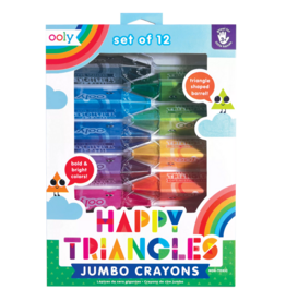 Ooly Happy Triangles, 12 Crayons 3y+