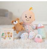 Manhattan Toys Stella Sleepy Time Set, Peach Doll with Blonde Hair