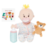 Manhattan Toys Stella Sleepy Time Set, Peach Doll with Blonde Hair