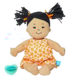 Manhattan Toys Stella Doll, Beige w/ Black Ponytails