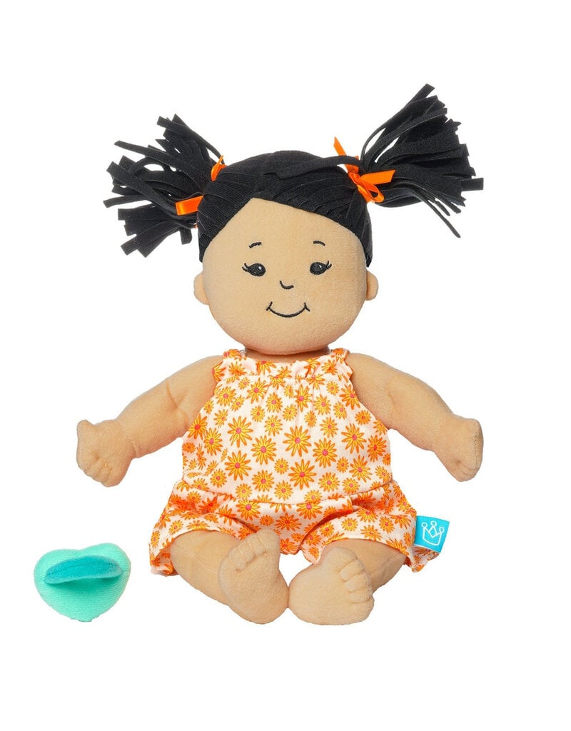 Manhattan Toys Stella Doll, Beige w/ Black Ponytails