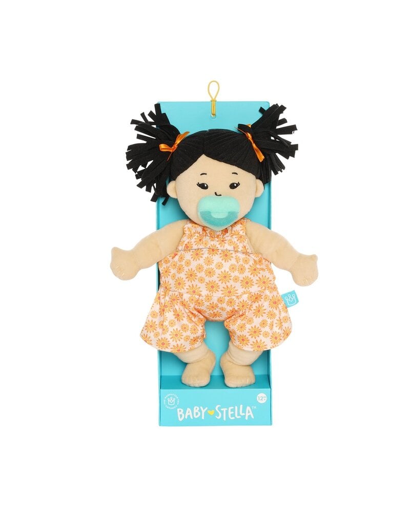 Manhattan Toys Stella Doll, Beige w/ Black Ponytails