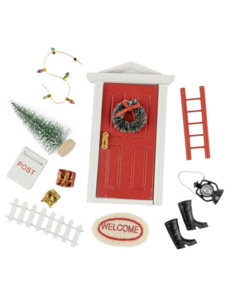 Mini Christmas Red Door Set