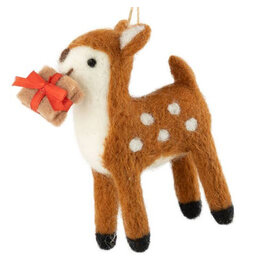Felt Reindeer Ornament