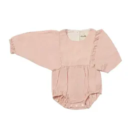 Vignette Morgan Bubble Romper Pink Stripe