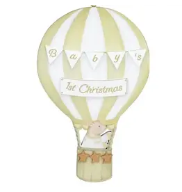 Hot Air Balloon Ornament: Baby's 1st Christmas