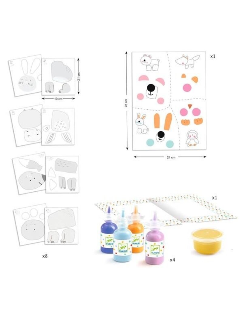 Djeco Painting - Messy fun 18m+