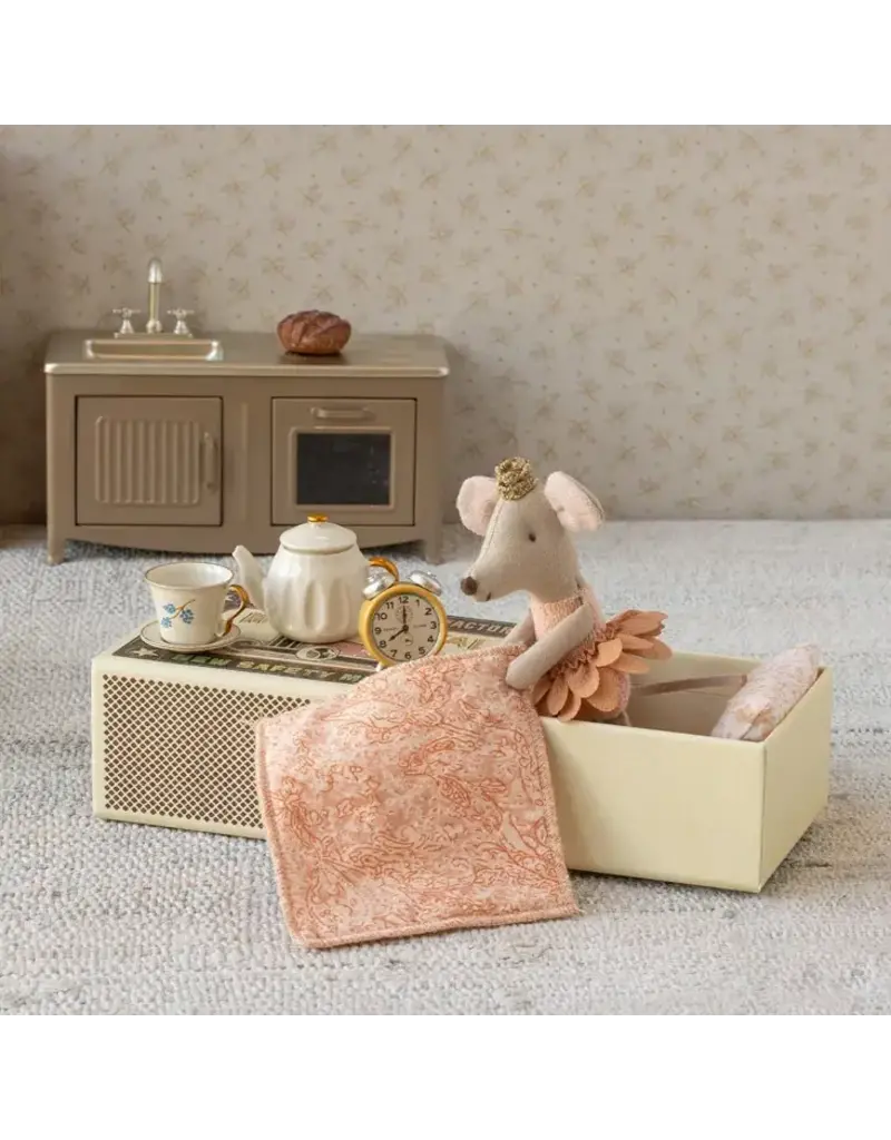 Maileg Princess mouse, Little Sister in Matchbox
