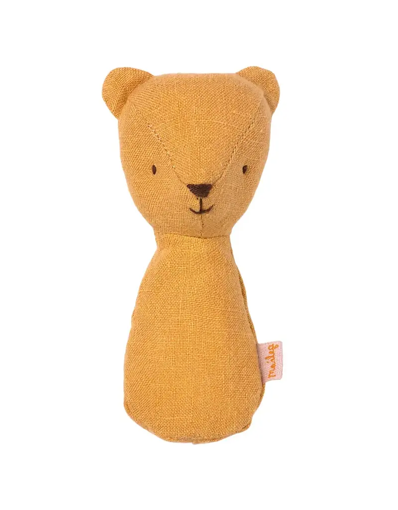 Maileg Teddy Rattle, Dusty Yellow