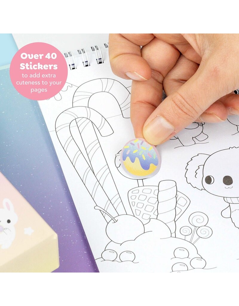 Tiger Tribe Kawaii Cafe Colouring Set