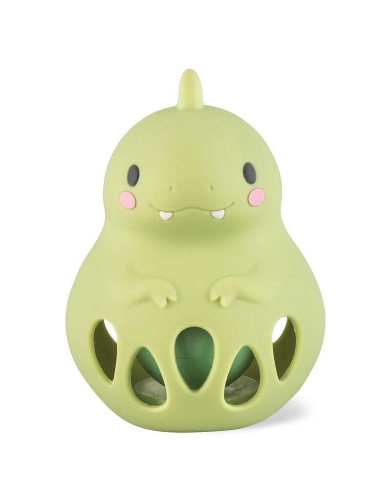 Tiger Tribe Silicone Rattle - Dino
