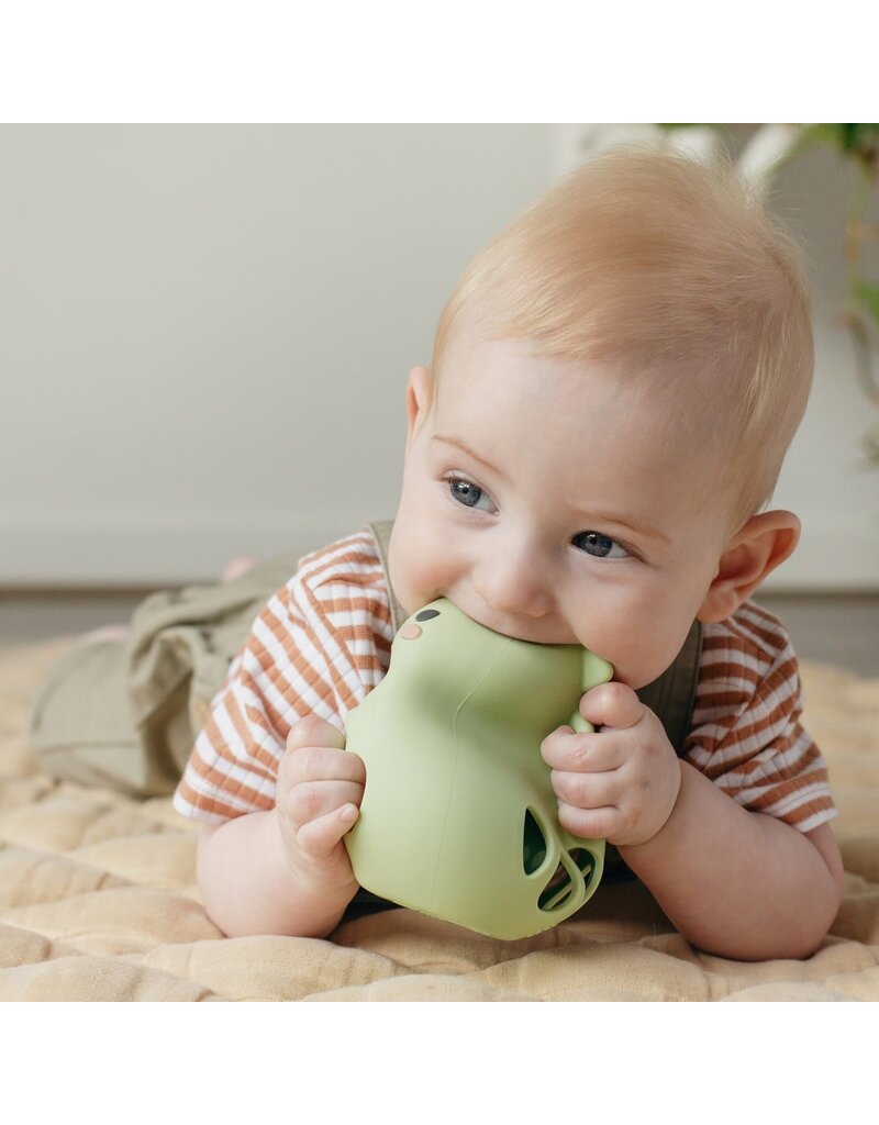 Tiger Tribe Silicone Rattle - Dino