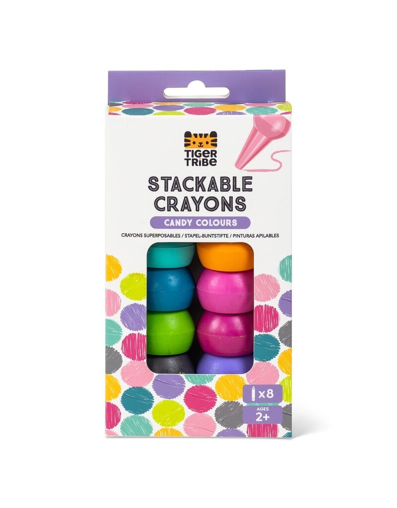 Tiger Tribe Stackable Crayons - Candy Colours
