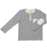 Me & Henry Linden Henley Grey/White