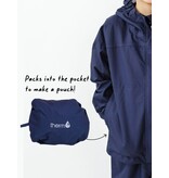 Therm 10K Packaway Rainshell, Navy
