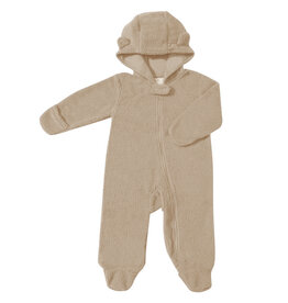 Me & Henry Arctic Sherpa Romper Beige