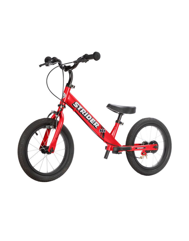 Strider Strider 14x Classic Bike w/Brakes - Red (with pedal kit)