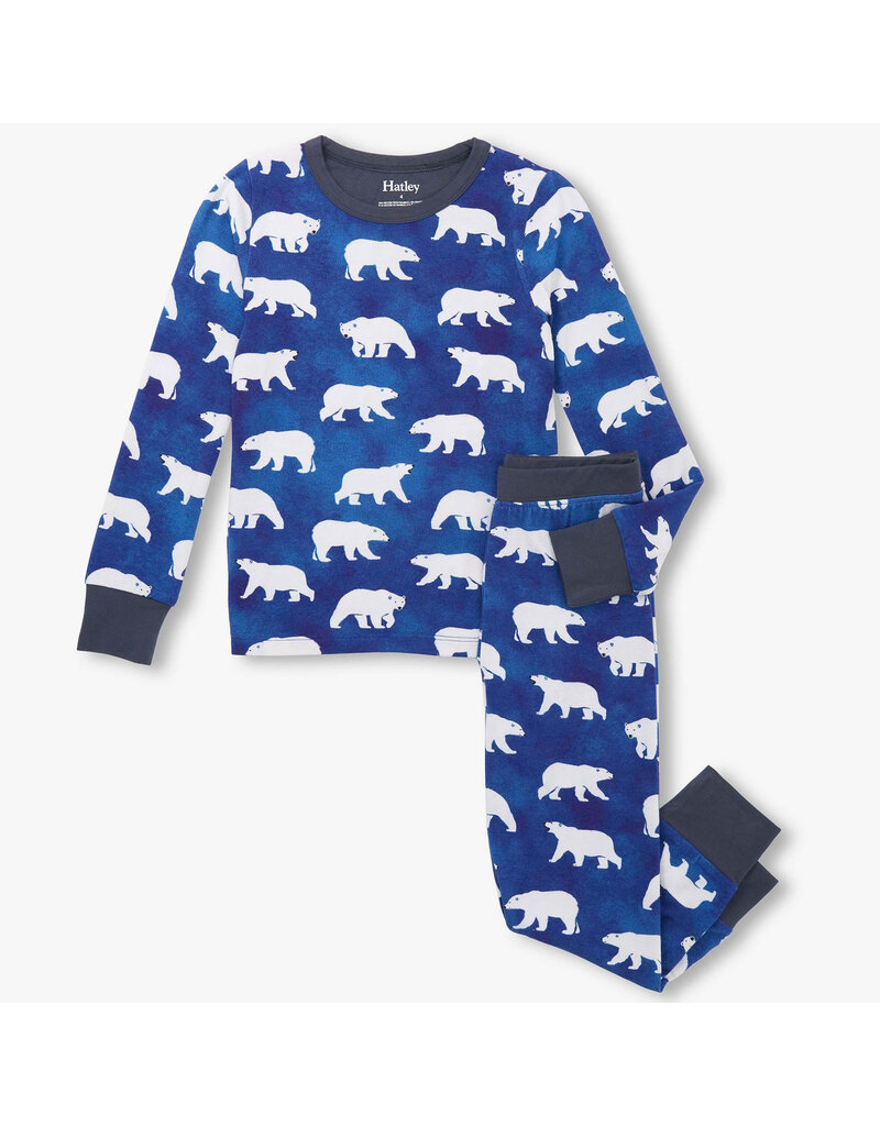 Hatley Midnight Polar Bear Bamboo Pajama Set