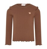 Cocoa Long Sleeve Ribbed Tee