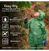 Jan and Jul Minty Forest Cozy-Dry Rain Jacket