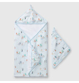 Loulou Lollipop Ice Hockey Hooded Towel & Cloth