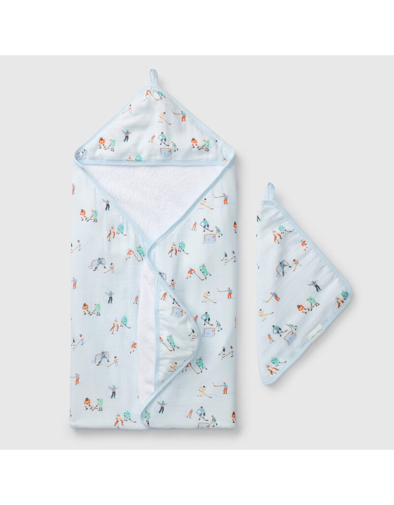 Loulou Lollipop Ice Hockey Hooded Towel & Cloth