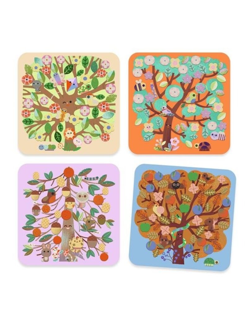 Djeco Through The Seasons Collage Activity 3-6y