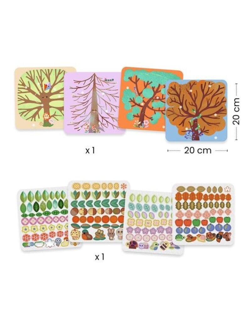 Djeco Through The Seasons Collage Activity 3-6y