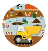 Djeco Articulated Puzzle - Construction Site 3y+