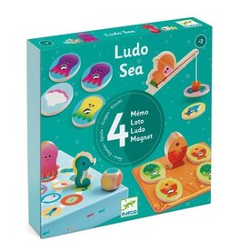 Djeco Ludo Sea - 4 Games 2y+