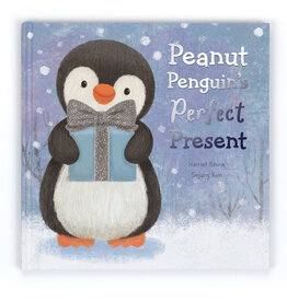 Jellycat Peanut Penguin’s Perfect Present Book