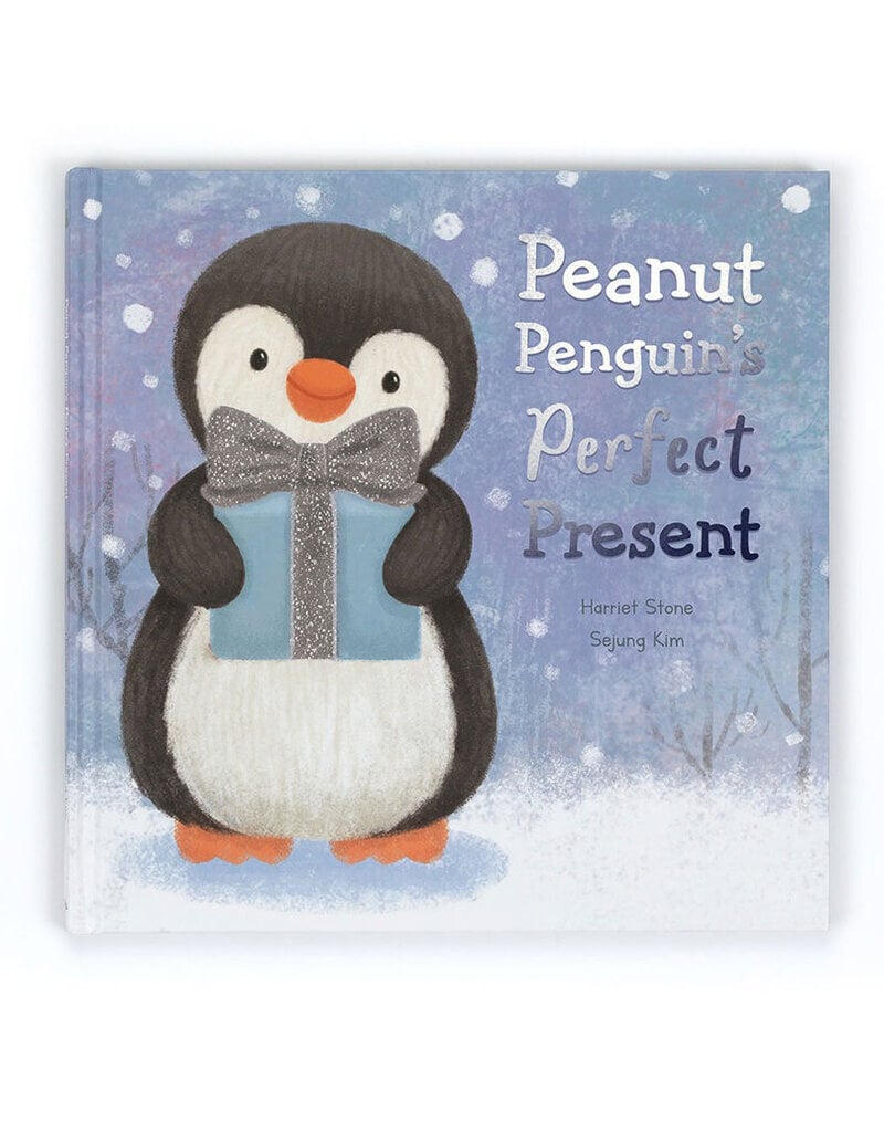 Jellycat Peanut Penguin’s Perfect Present Book