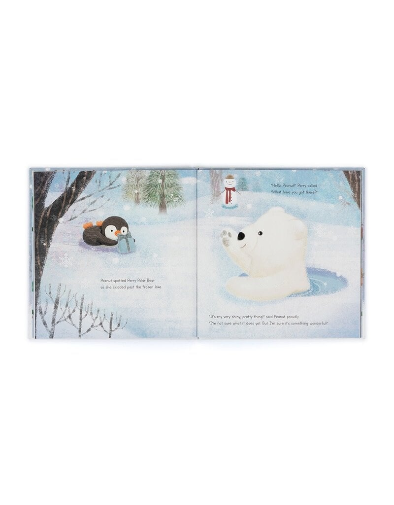 Jellycat Peanut Penguin’s Perfect Present Book