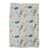 Loulou Lollipop Honey Puppies Bamboo Swaddle