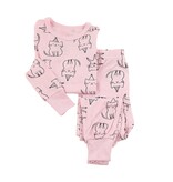 Silkberry Cat Bamboo Pajama Set