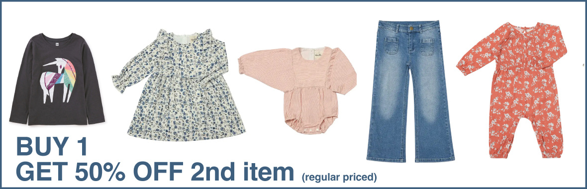 Buy 1 Get 1 50% off: Girls