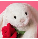 Jellycat Cream Bunny with Rose